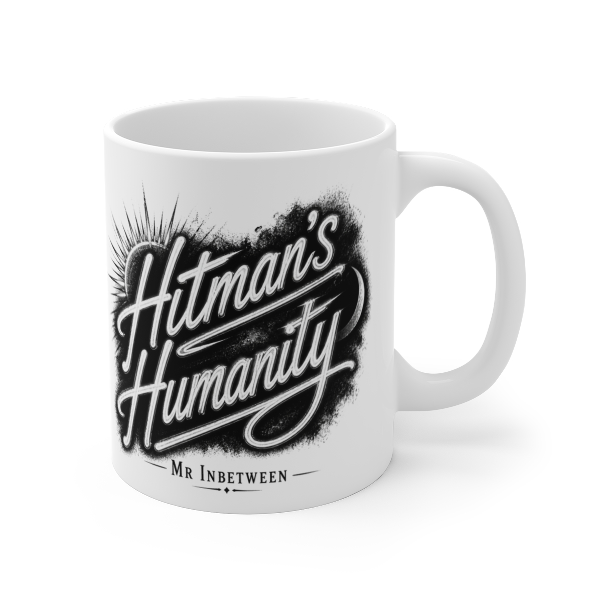 Mr Inbetween "Hitman" White Mug - Mr Inbetween official Mugs & Drinkware merch